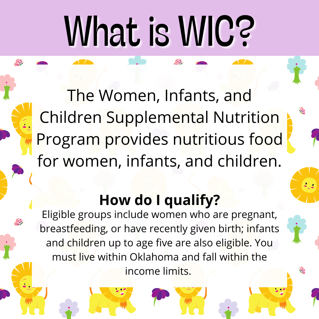 The Women, Infants, and Children Supplemental Nutrition Program provides nutritious food for women, infants, and children.